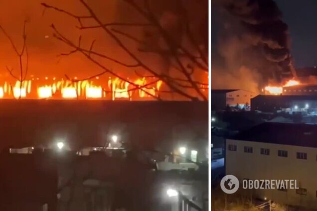 Во Владивостоке очередной масштабный пожар: огонь охватил уже 2 тыс. квадратных метров складов. Видео