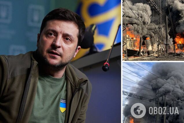 Зеленский рассказал, где самая сложная ситуация с миром и водоснабжением после ракетной атаки РФ