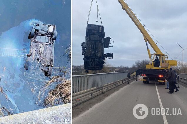 ДТП в Украине - на Николаевщине авто взлетело с моста в воду, погибли 5  человек, в том числе двое детей - фото | OBOZ.UA