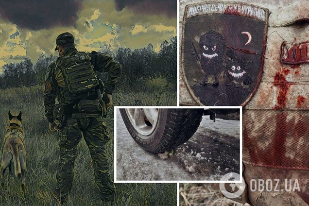 Навіть поранений, наш собака врятував військових від міни під автівкою