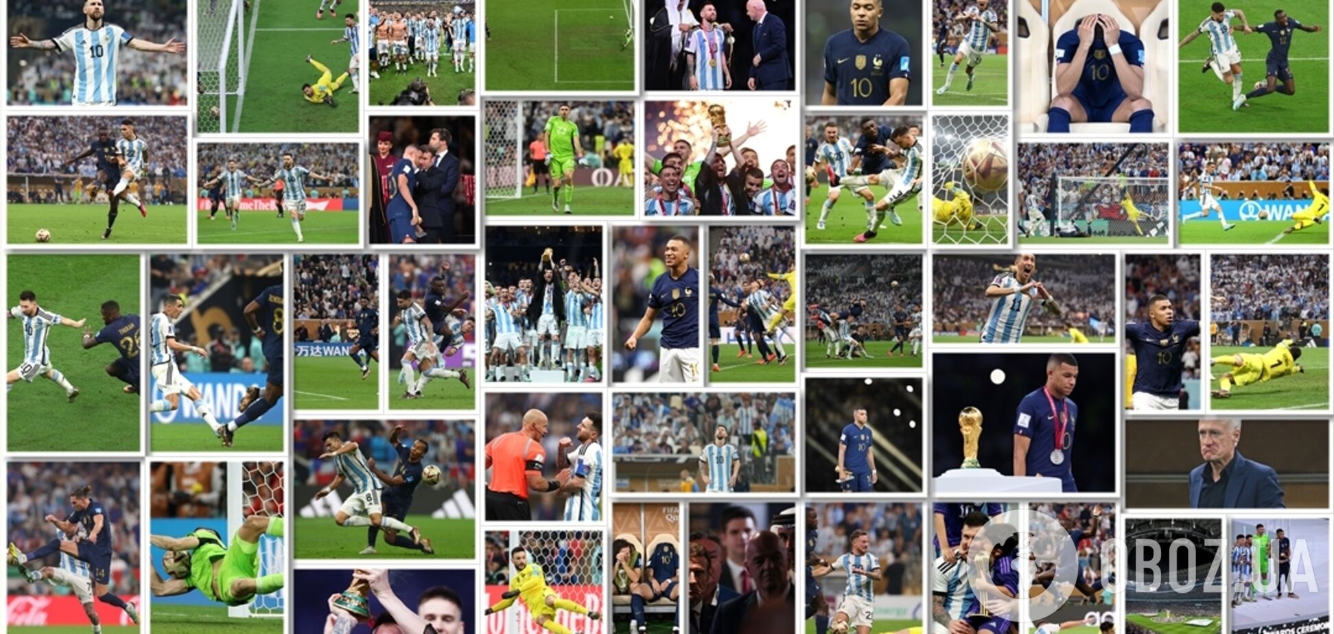 Печаль Макрона и величие Месси. Лучшие фото с финала ЧМ-2022 Аргентина - Франция