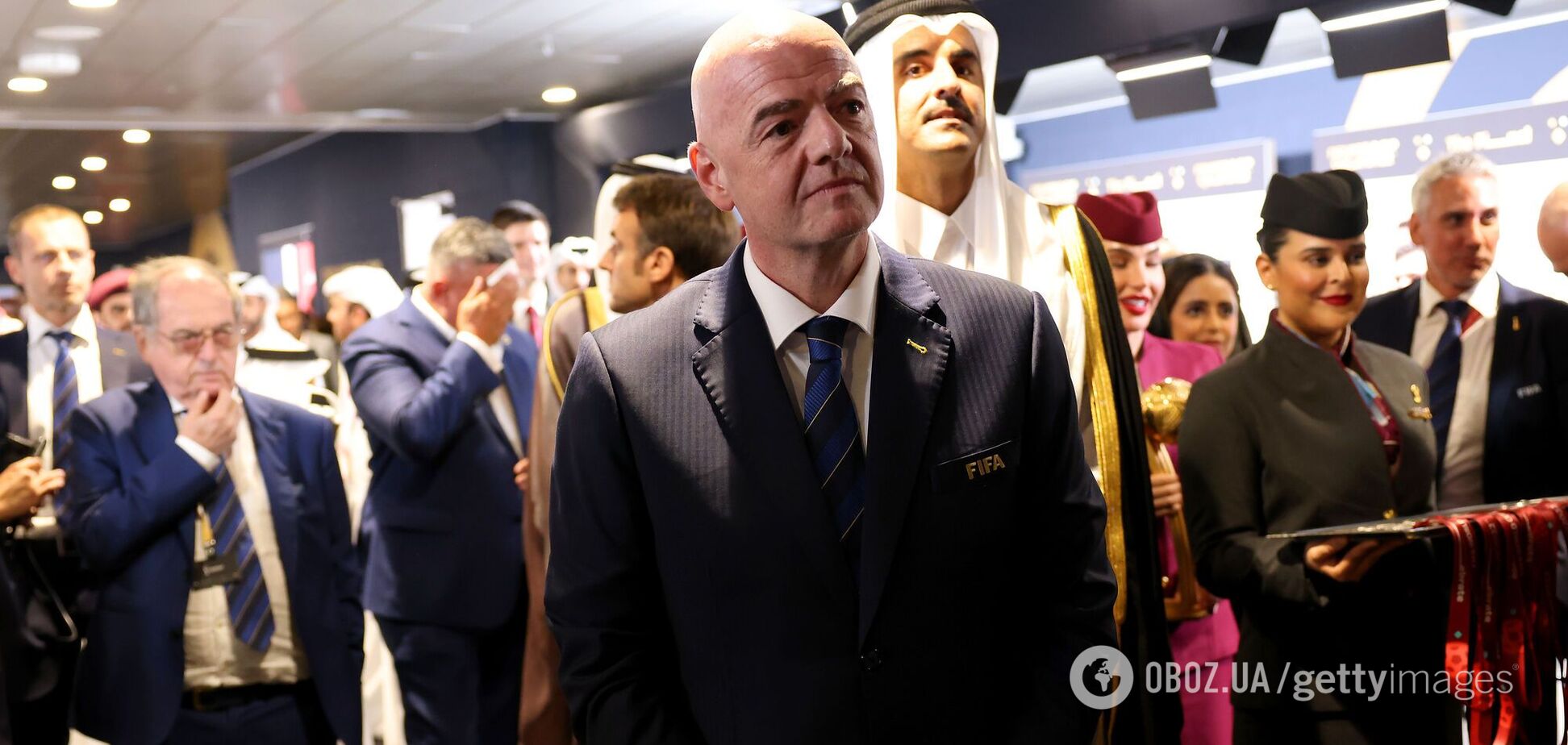 Стадион в Катаре освистал президента ФИФА во время награждения на ЧМ-2022. Видео