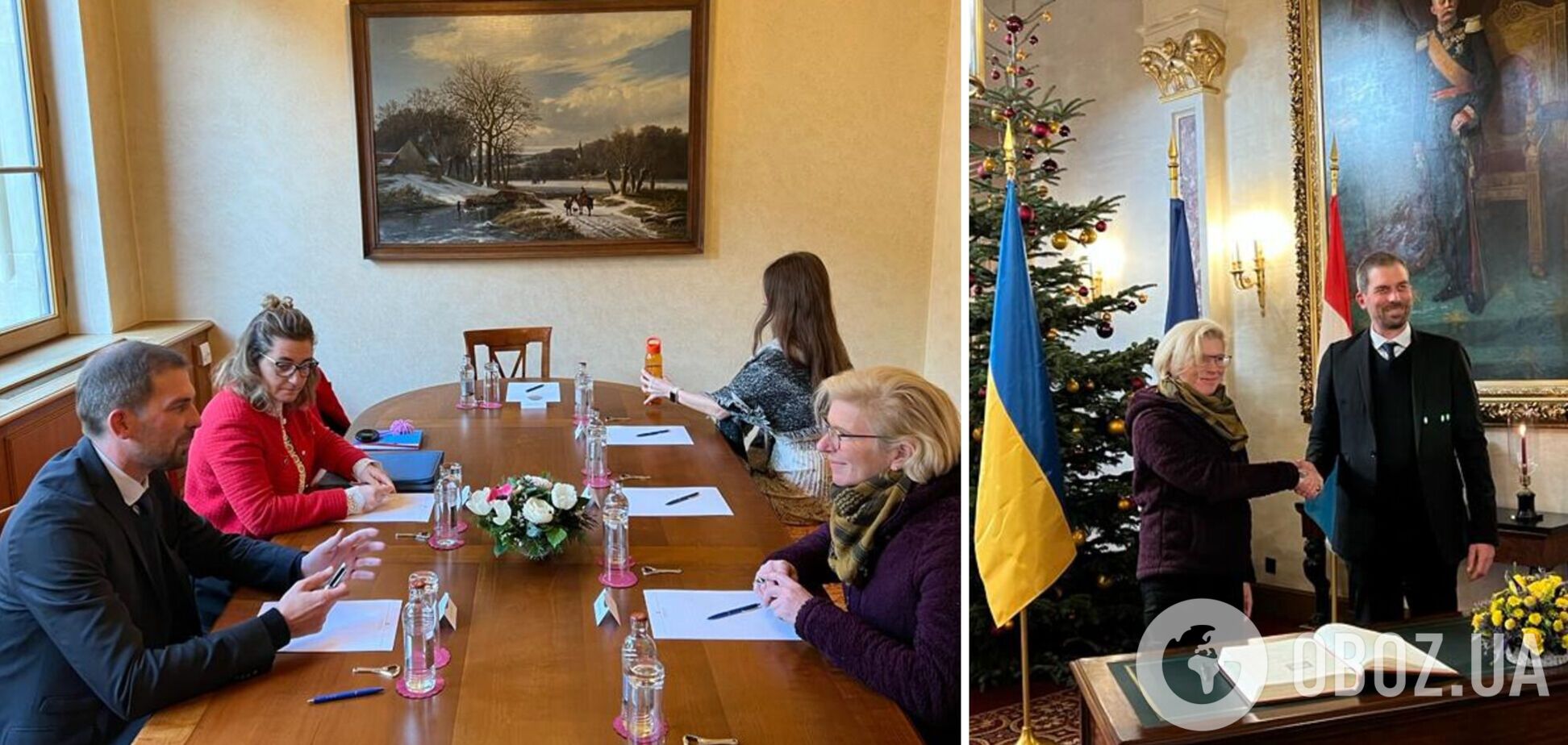 Встреча состоялась после награждения украинского народа премией Сахарова в Страсбурге