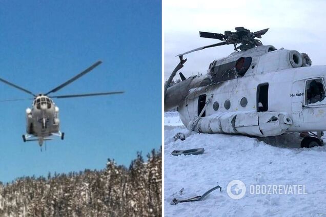 У Росії впав черговий гелікоптер (фото ілюстративне)