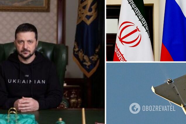 Зеленский рассказал, сколько 'шахедов' получила Россия в новой партии от Ирана