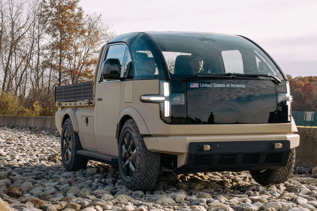 Компания Canoo показала электрокар для армии США