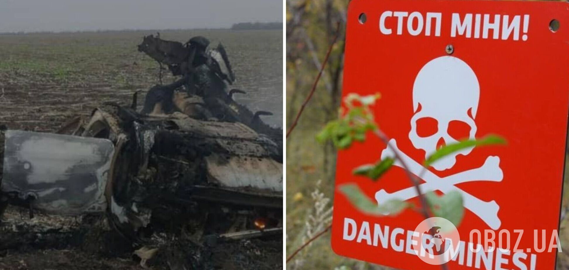 В Херсонской области на противотанковой мине подорвался гражданский автомобиль, есть погибший: детали трагедии