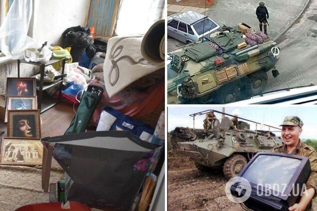 На Харківщині знайшли склад накраденого окупантами майна: серед традиційних пралок і унітазів – картини. Фото