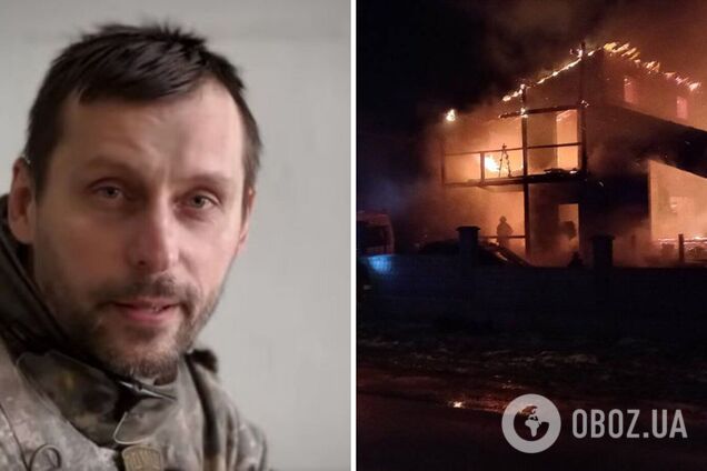 'Дом вспыхнул из-за злосчастной буржуйки': командир подразделения медбата погиб, спасая дочь из пожара в собственном доме. Фото