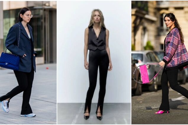 Женские леггинсы-клеш станут главным трендом в 2023 году: с чем их сочетать. Модные образы