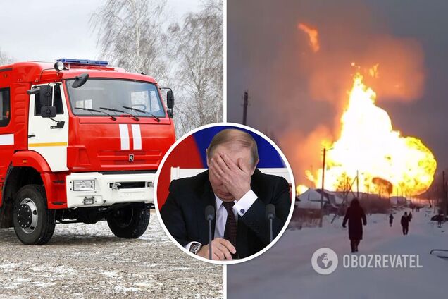 В России снова большой пожар