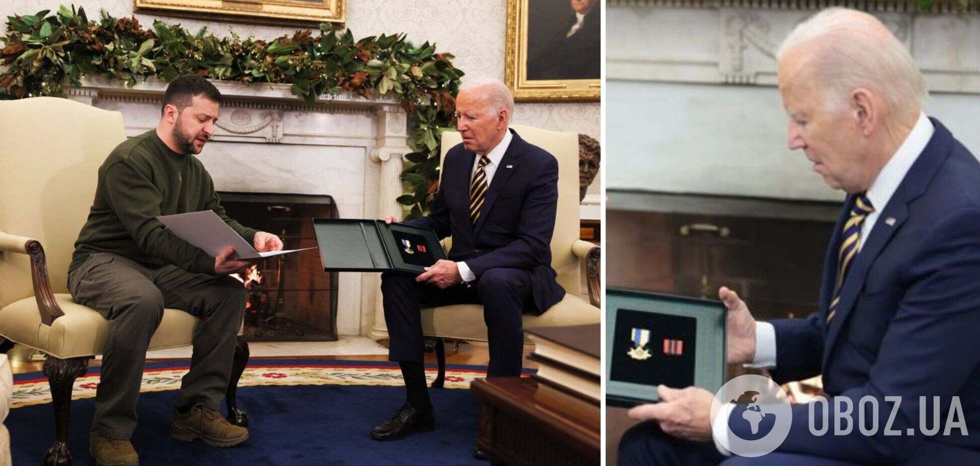 Зеленський передав Байдену нагороду українського оператора HIMARS: ця зброя врятувала життя багатьох його побратимів. Фото і відео