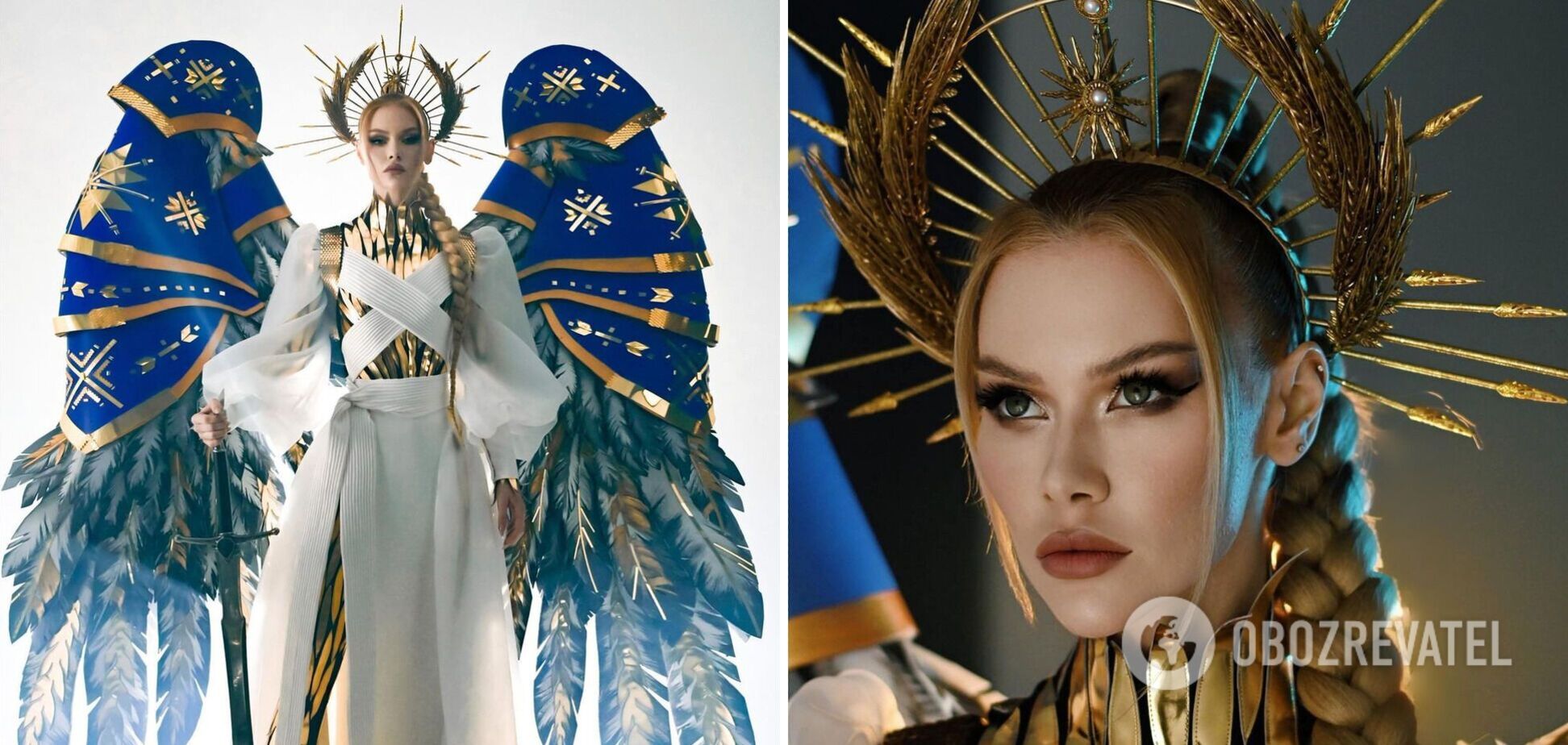 'Воїн світла': мережу приголомшив національний костюм українки для конкурсу 'Міс Всесвіт-2022'. Фото