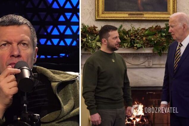 Соловйов влаштував істерику через візит Зеленського до США та згадав 'жести доброї волі'. Відео