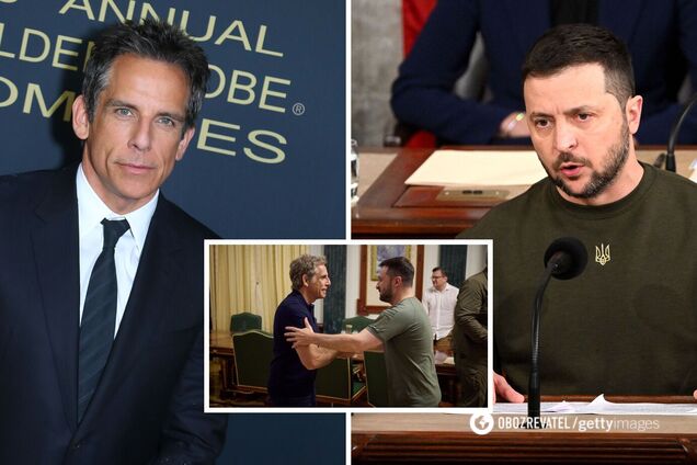 Бен Стиллер, который приезжал в Украину, мощно отреагировал на выступление Зеленского в Конгрессе США