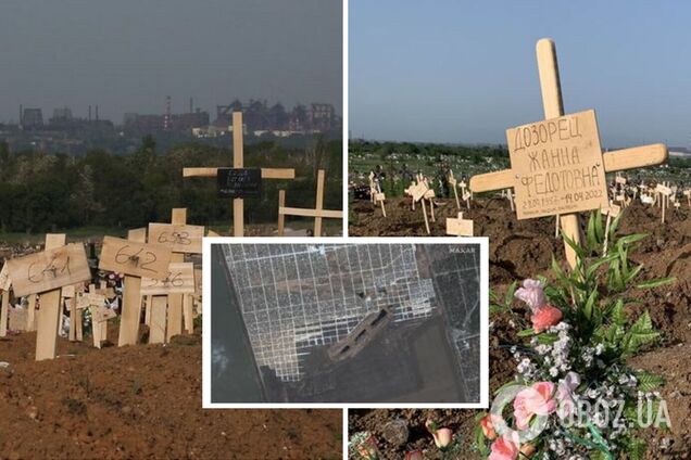 У Маріуполі з березня з'явилось понад 10 тисяч нових могил. Супутникові фото