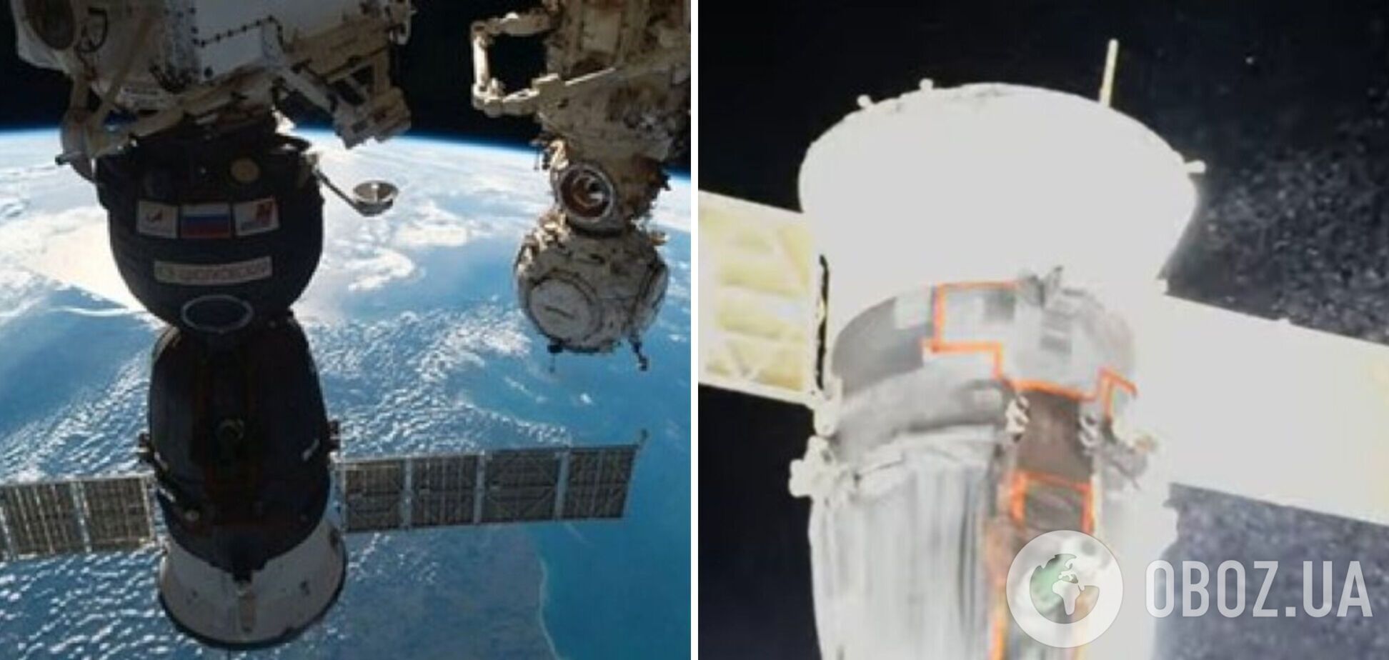 Российские пропагандисты показали мультик, как спутник Starlink ударил по космическому кораблю 'Союз'. Видео