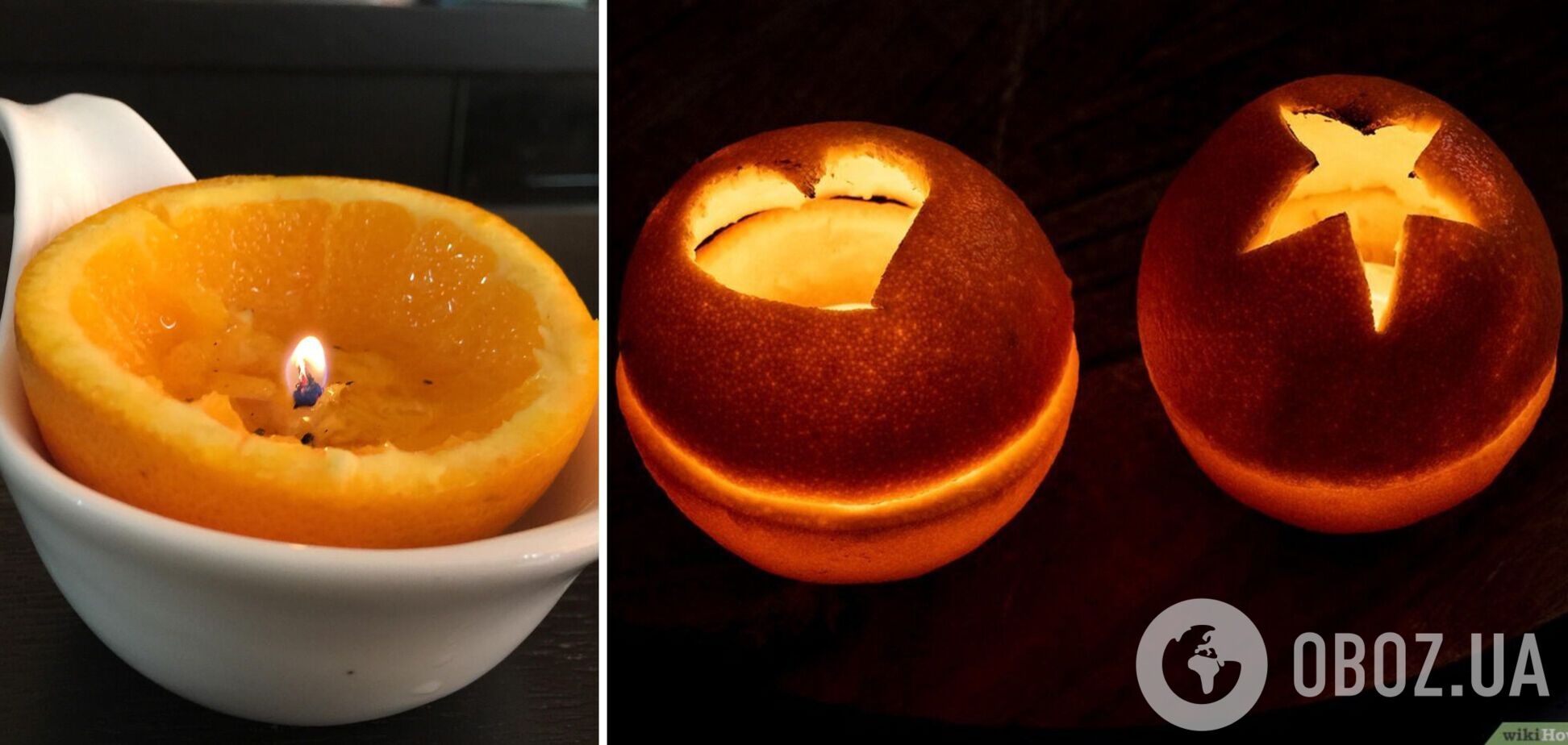 Як зробити ароматну свічку із апельсина на новорічий стіл. Відео