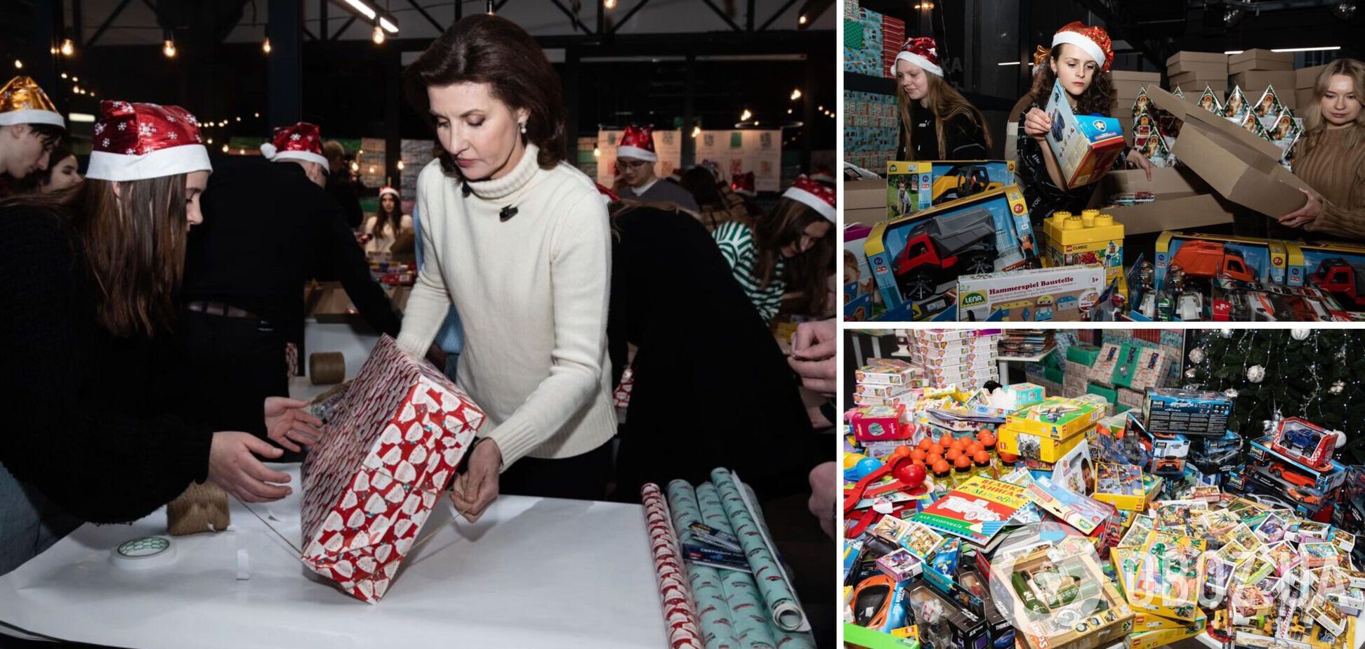 Марина Порошенко отправила 2 тысячи подарков детям, потерявшим дом из-за войны