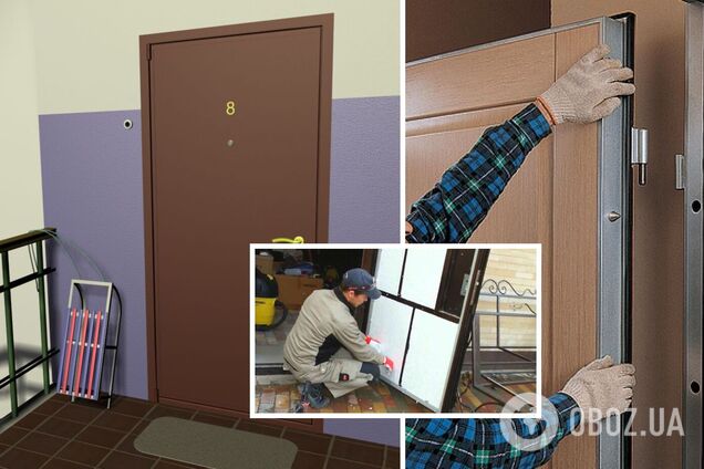 Входные двери важно утеплить на зиму