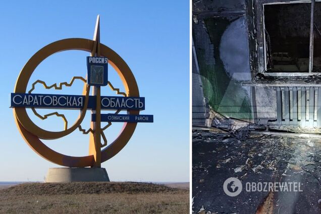 У Саратовській області РФ невідомі підпалили військкомат. Фото