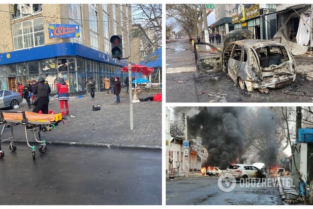 Херсон взрывы 24 декабря - после обстрела РФ вспыхнул масштабный пожар -  фото и видео | OBOZ.UA