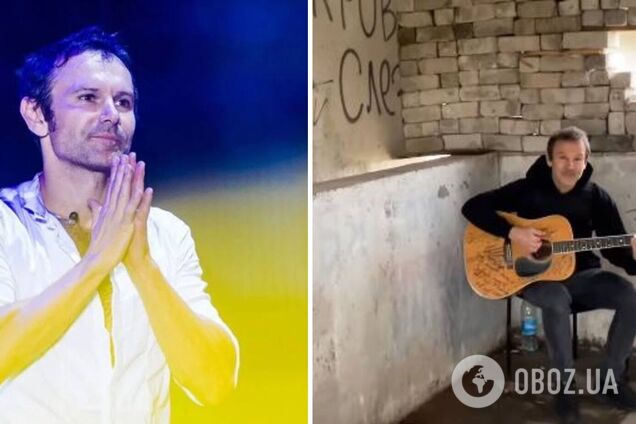 'До встречи на набережной Ялты': Вакарчук спел на разрушенном Антоновском мосту в Херсоне. Видео