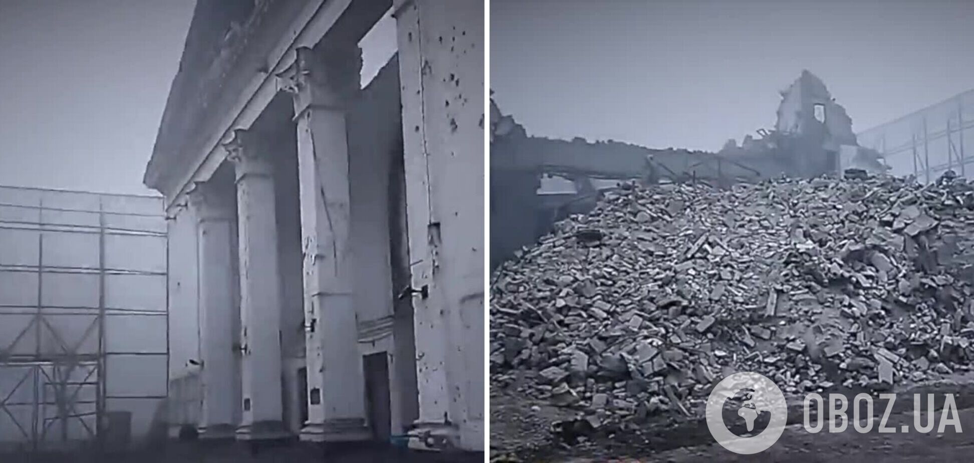 Оккупанты снесли драматический театр в Мариуполе, где погибло много людей: видео последствий