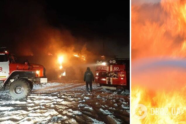 У Москві спалахнула чергова масштабна пожежа: горить склад із газовими балонами, чути вибухи. Фото