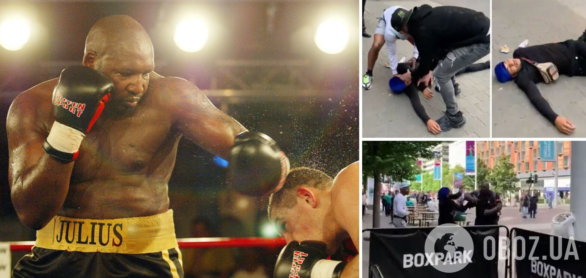 Хуліган наїхав на охоронця, який виявився чемпіоном Великобританії з боксу. Відео наслідків стало хітом в інтернеті