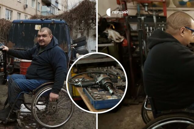 Луцький волонтер допомагає ремонтувати машини військовим