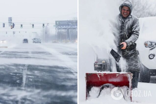 США и Канаду в канун Рождества накрыл 'бомбовый циклон', непогода уже унесла жизни 28 человек. Фото и видео