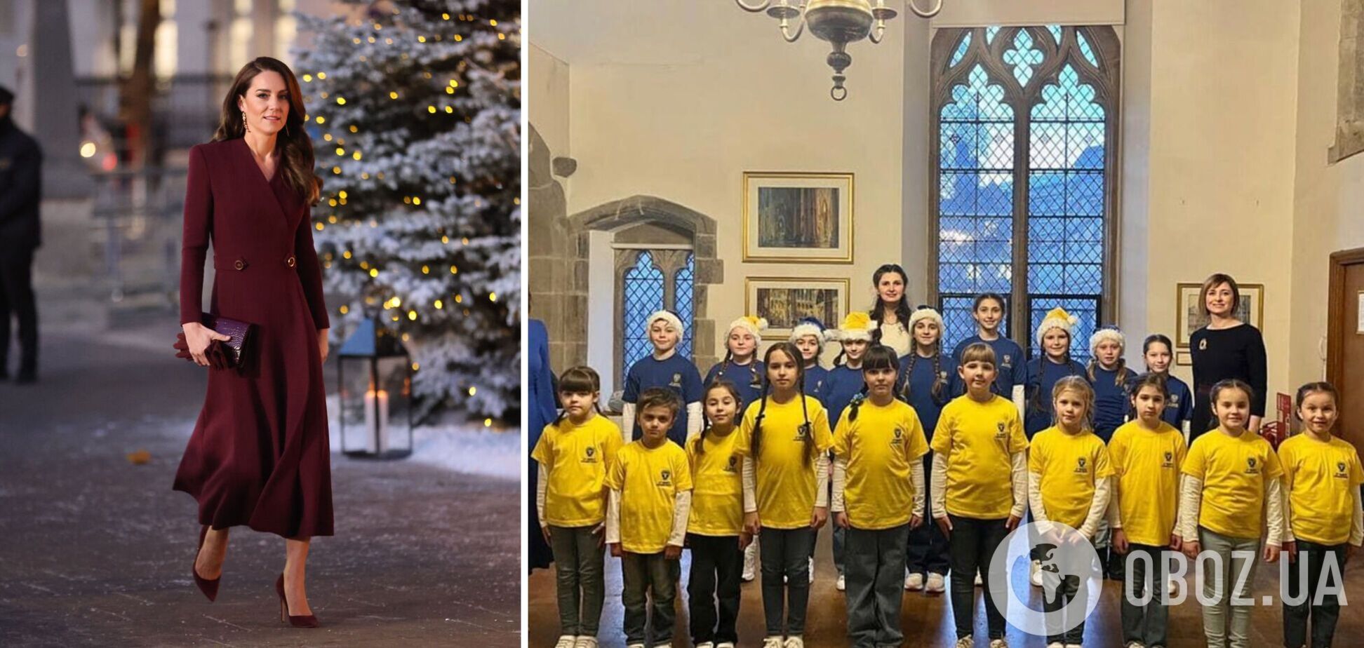 Детский хор из Украины выступил в Вестминстерском аббатстве в канун Рождества: их пригласила Кейт Миддлтон. Фото и видео