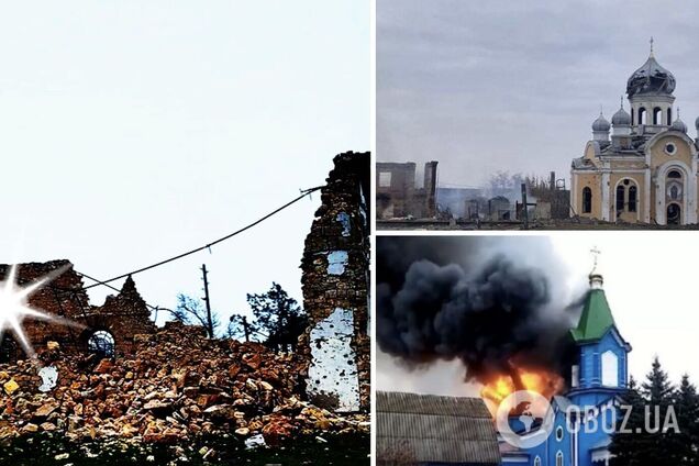 'Для военных преступников РФ нет Бога': оккупанты разрушили единственную церковь в селе на Херсонщине