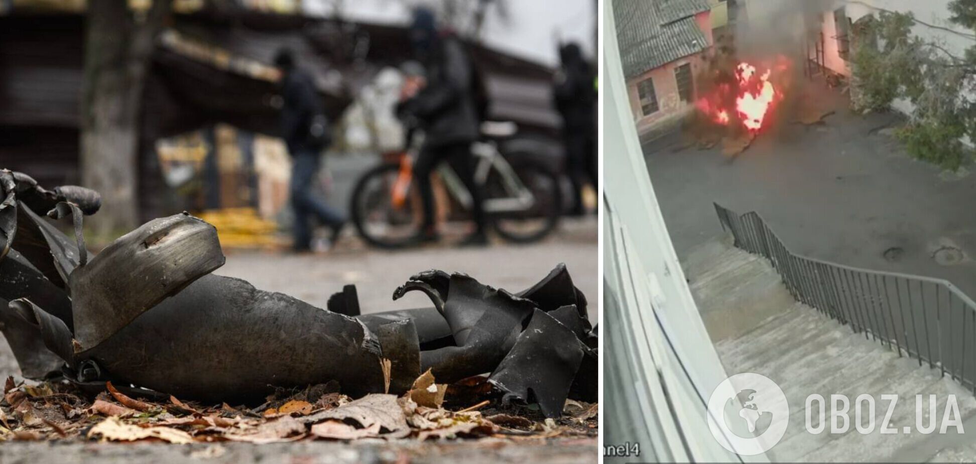 В сети показали момент 'прилета' в областную больницу в Херсоне: видео атаки