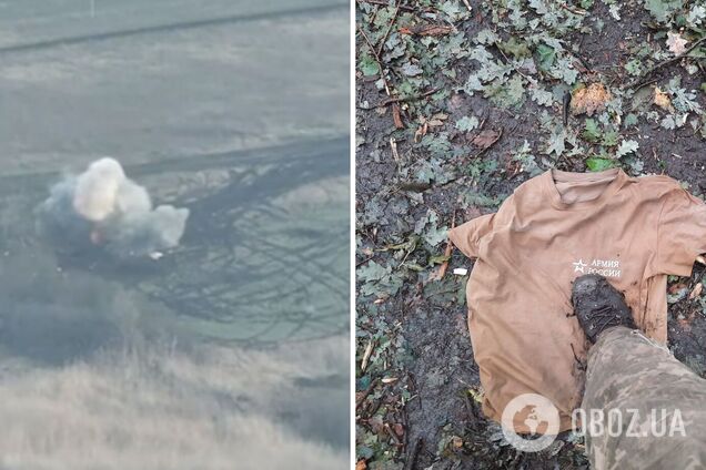 На Луганщині аеророзвідка, прикордонники та артилеристи разом знищили ворожу БМП: відео 'фаєр-шоу'