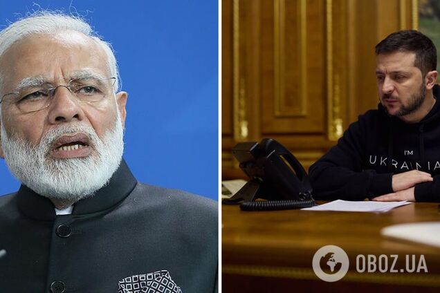 Зеленский провел разговор с Нарендрой Моди и призвал Индию поддержать реализацию украинской формулы мира