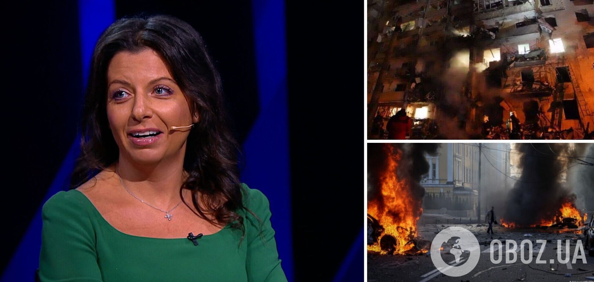 Симоньян заявила, что россияне бомбят Украину 'без удовольствия'