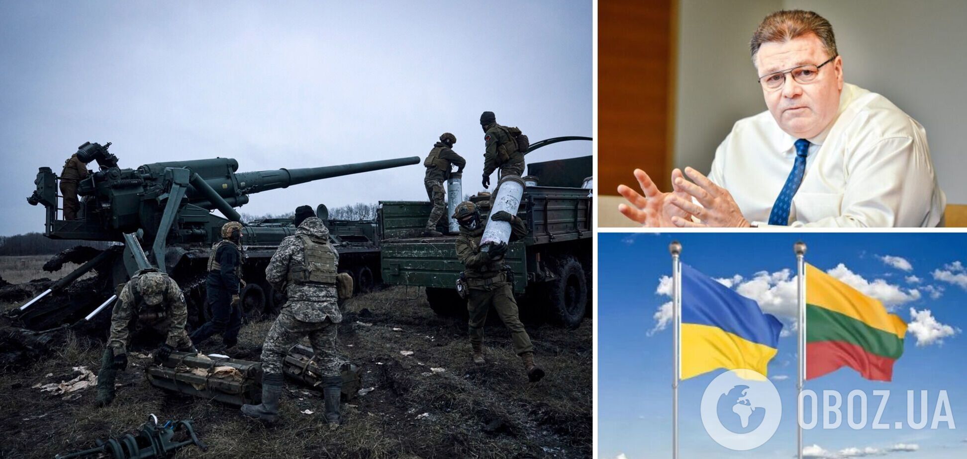 'Україні потрібно звільнити свої землі': Лінкявічюс закликав дати ЗСУ більше озброєння 