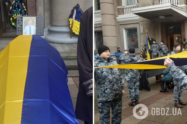 В Одесі попрощалися із журналістом Антоном Коломійцем, який загинув у боях за Бахмут: у нього лишилося двоє дітей. Фото