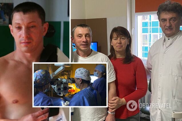 Прозрів через 30 років після аварії: український паралімпієць зміг побачити дружину після операції у Польщі