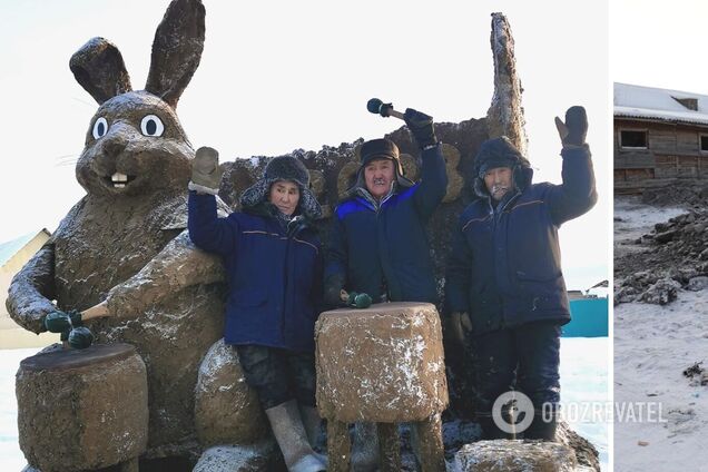 'Яка країна, такий і матеріал': у Росії зліпили з гною символ 2023 року, у мережі висміяли 'шедевр'. Фото і відео