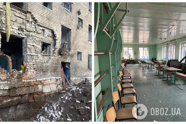 Войска РФ ударили по центру размещения переселенцев в Константиновке Донецкой области: есть раненый. Фото