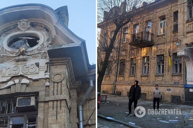 Оккупанты ударили по кардиологическому диспансеру в Херсоне, есть пострадавшие. Фото