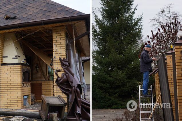 К счастью, без пострадавших: появились фото последствий массированной ракетной атаки в Киевской области