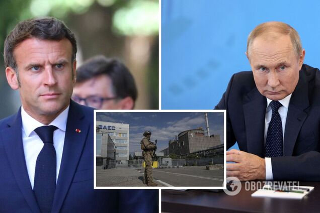 Макрон хочет поговорить с Путиным о ситуации вокруг ЗАЭС после резонансного заявления главы МАГАТЭ