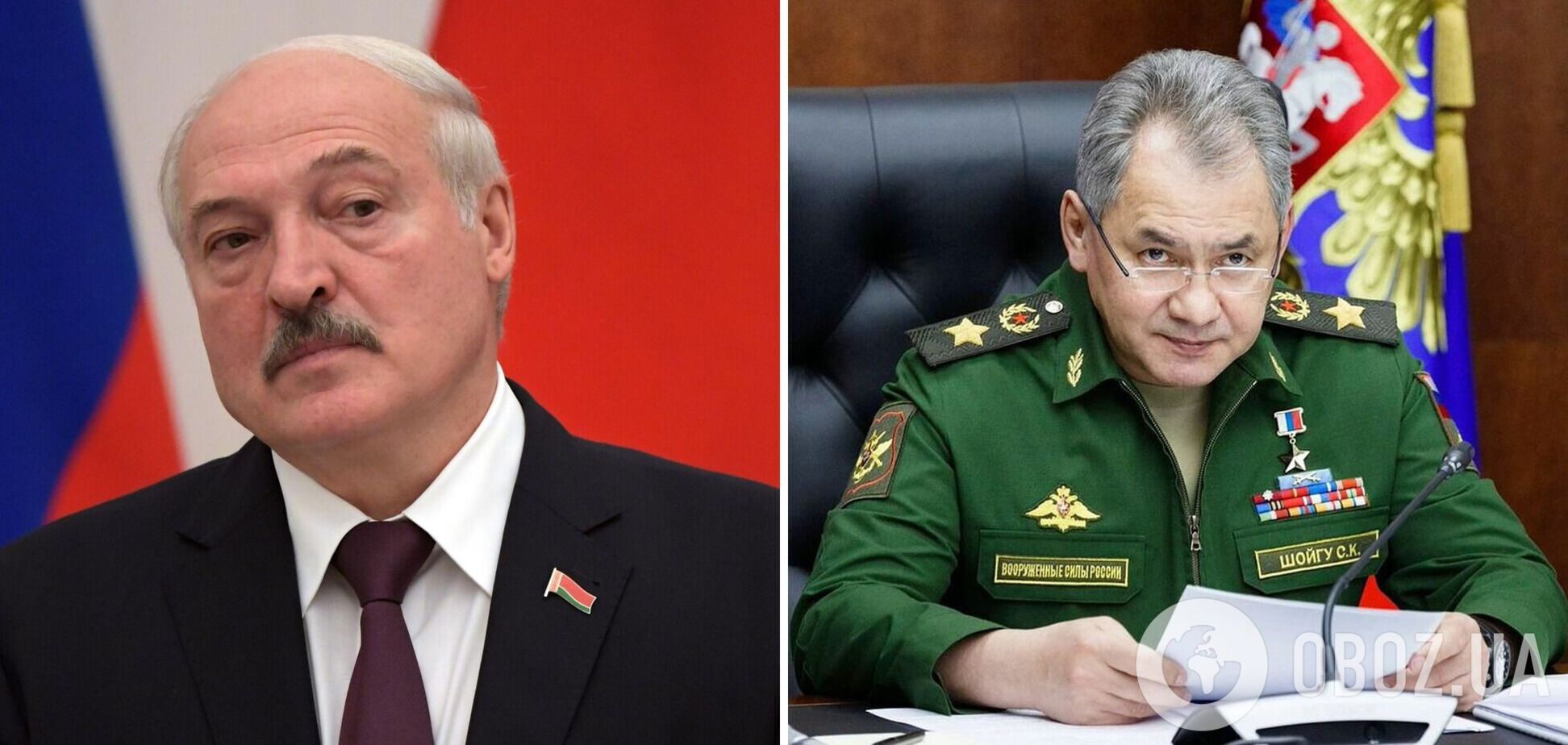 Лукашенко на зустрічі з Шойгу: Україна не готова до переговорів, бо 'хоче воювати до останнього чи то українця, чи то поляка'