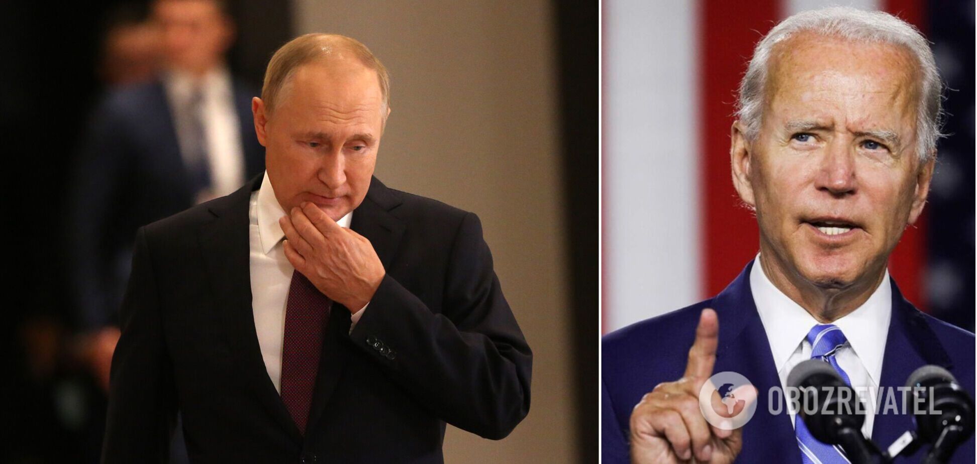 Владимир Путин в погоне за Джо Байденом