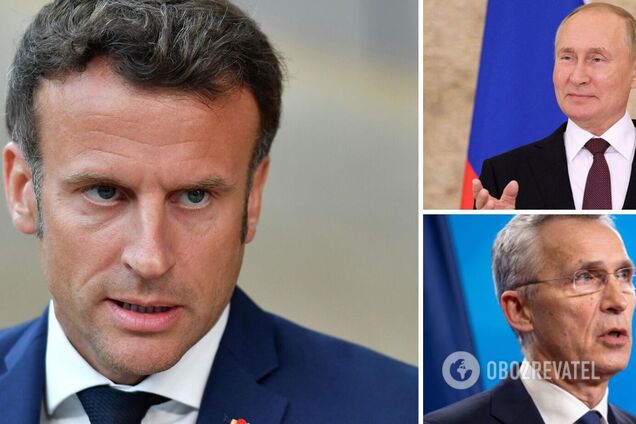 Макрон знову заговорив про 'гарантії безпеки' для Росії, якщо Путін погодиться припинити війну проти України