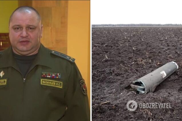 У Білорусі висунули версії падіння ракети на їхній території